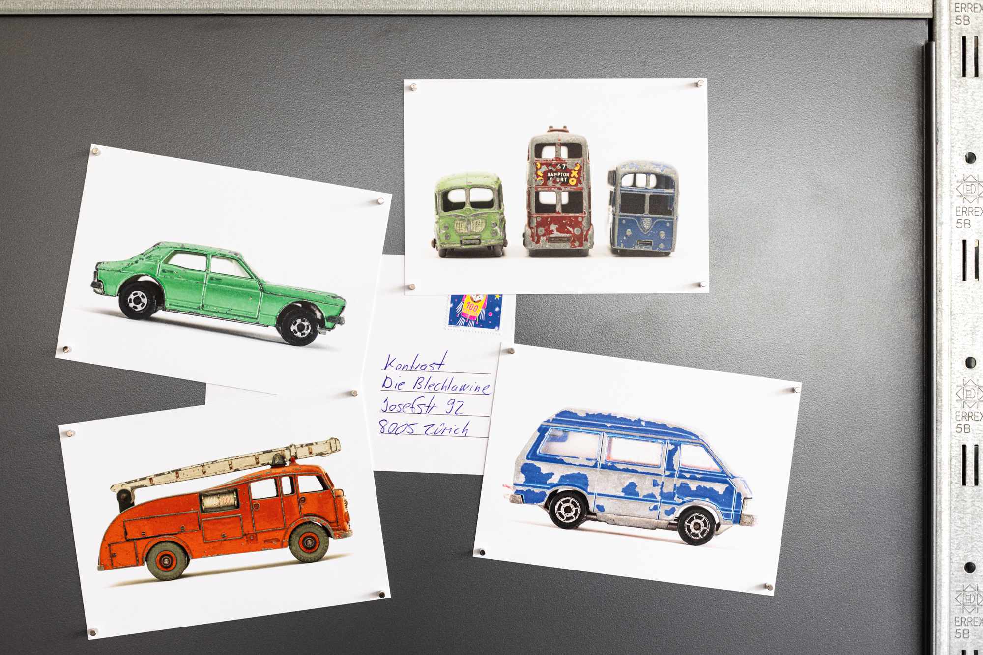 Postkartenset Magnetwand