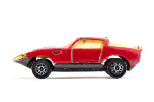 Rennauto | Austin-Healy | Rot | Lenkung defekt | 1950 | Corgi | Leonie und Elke Wurster