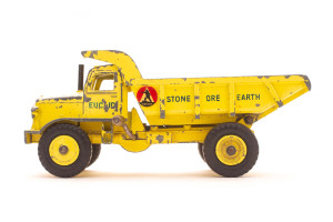 Lastwagen | Euclid | Dump Truck | Gelb | Sand im Getriebe | 1970 | Dinky Toys | Patrick Gutenberg