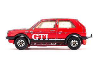 Coupé | VW | Golf GTI | Rot | kleine Lackschäden | 1980 | Matchbox | Patrick Gutenberg