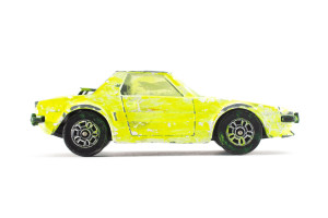 Sportwagen | Fiat | x1/9 | Grün | kleine Lackschäden | 1980 | Corgi | Reto Oeschger